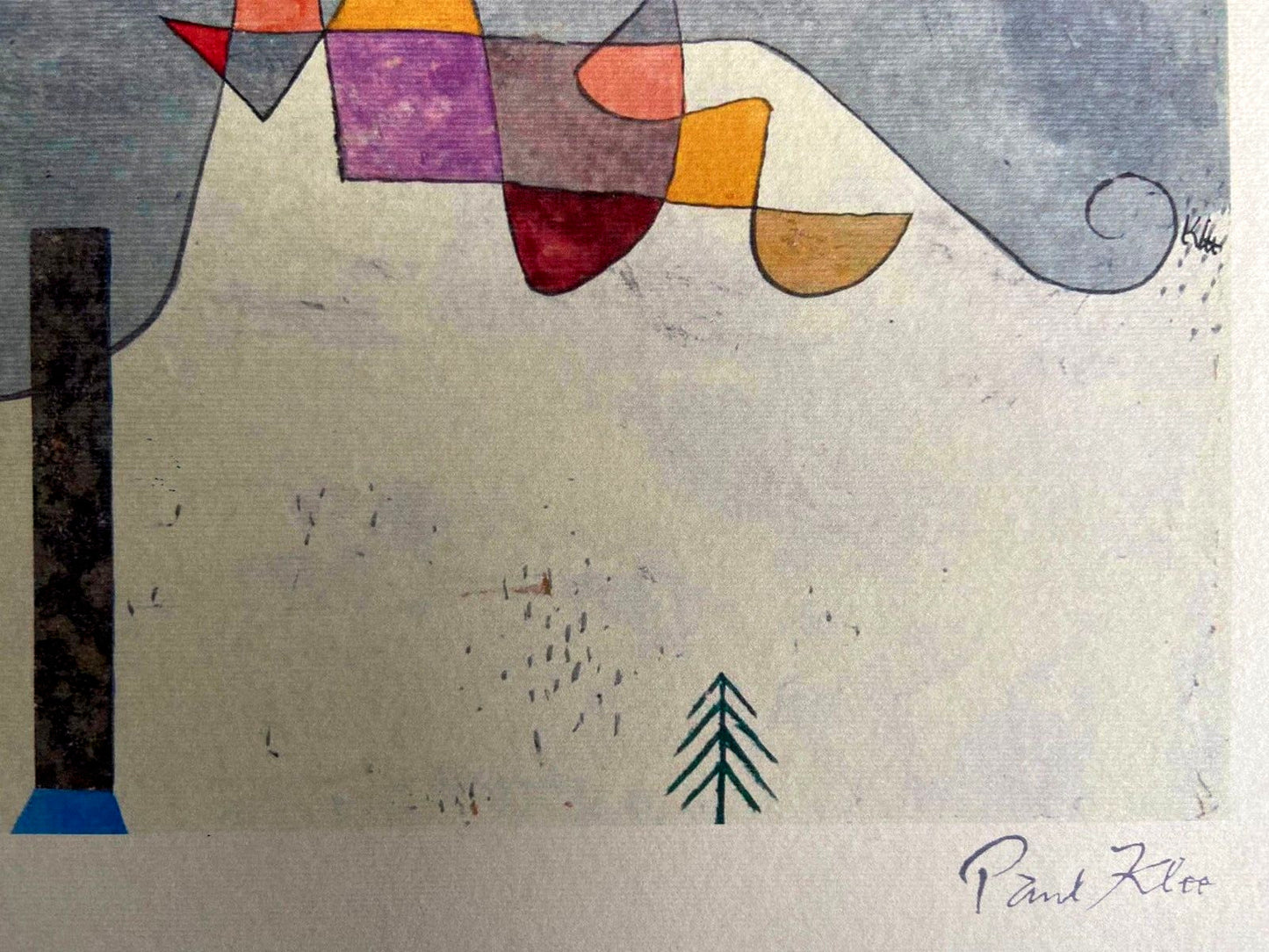 Paul Klee Lithograph Coa Signed Numbered By Piet