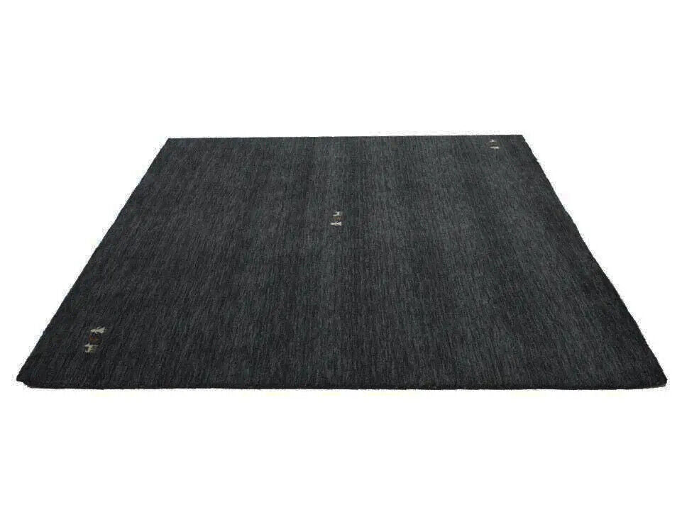 Charcoal Tribal Design Square 6X6 Gabbeh Modern