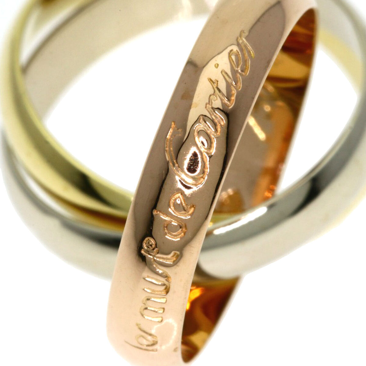 Cartier Ring Trinity #47 K18 Yellow Gold K18