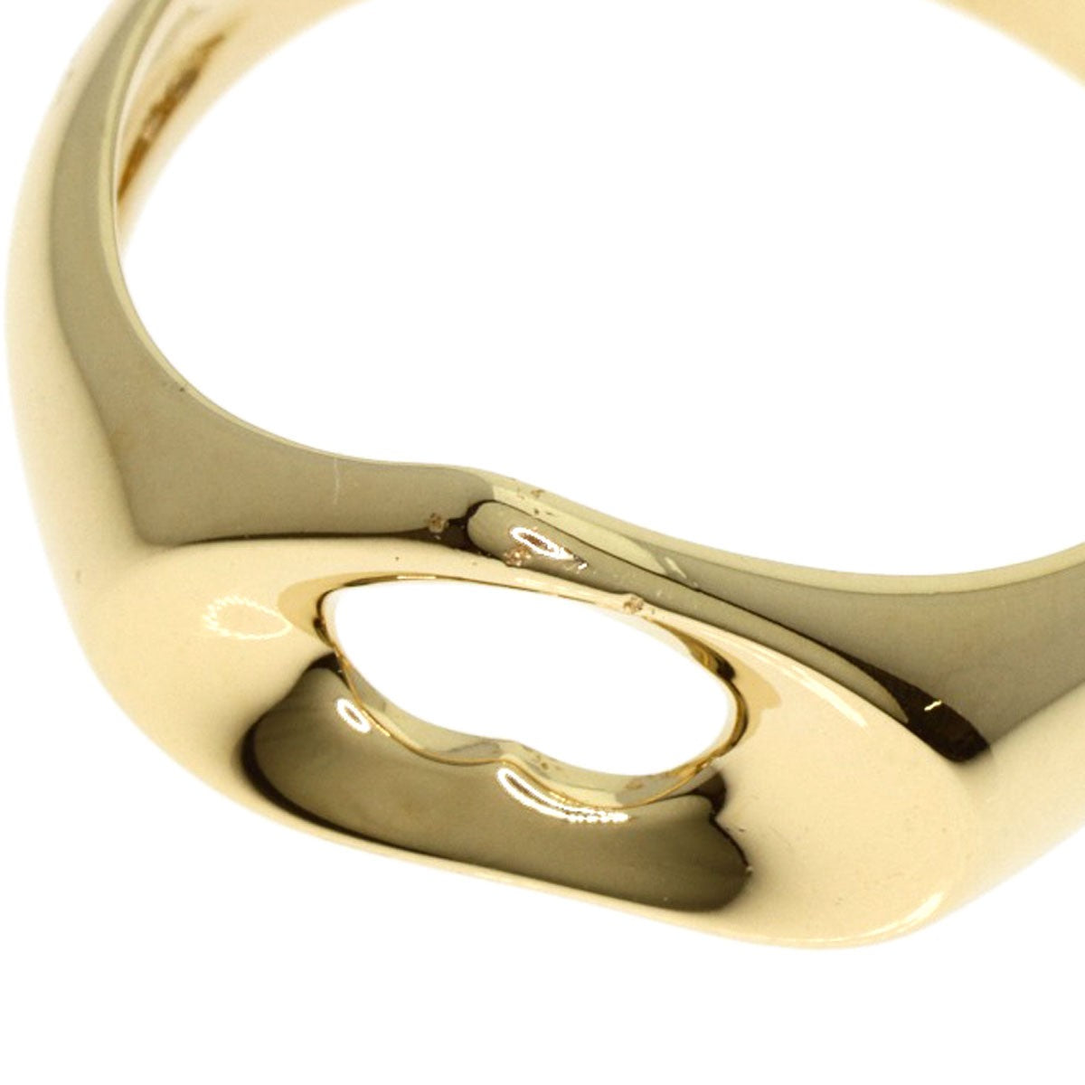 Tiffany&Co. Open Heart Ring K18 Yellow Gold