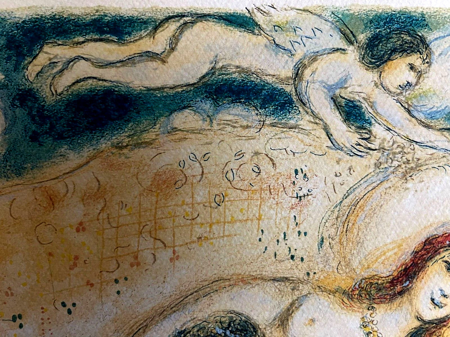 Marc Chagall Lithograph Handmade