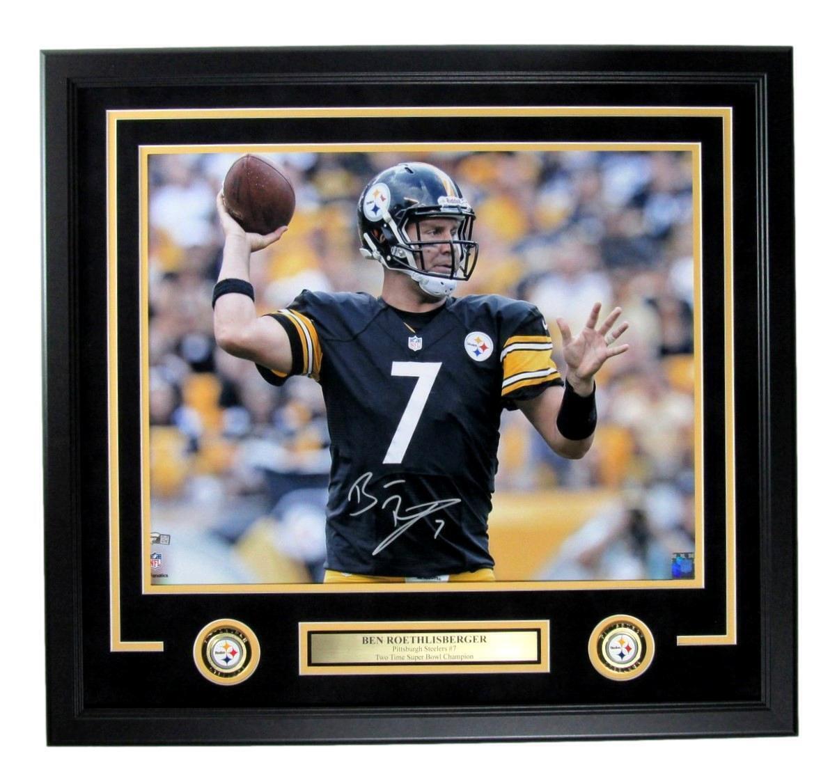 Ben Roethlisberger Signed 16X20 Photo Pittsburgh
