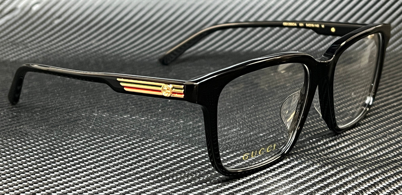 Gucci Gg1293Oa 001 Black Men'S 54 Mm Medium