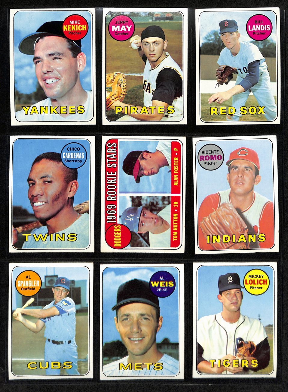 1969 Topps Baseball Card Complete Set (1-664)