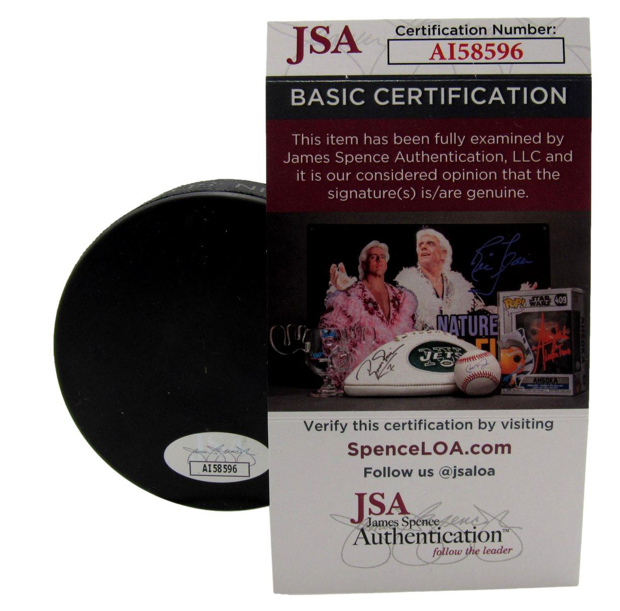 Bobby Orr Hof Autographed/Signed Canada Hockey Puck Boston Bruins Jsa 179692