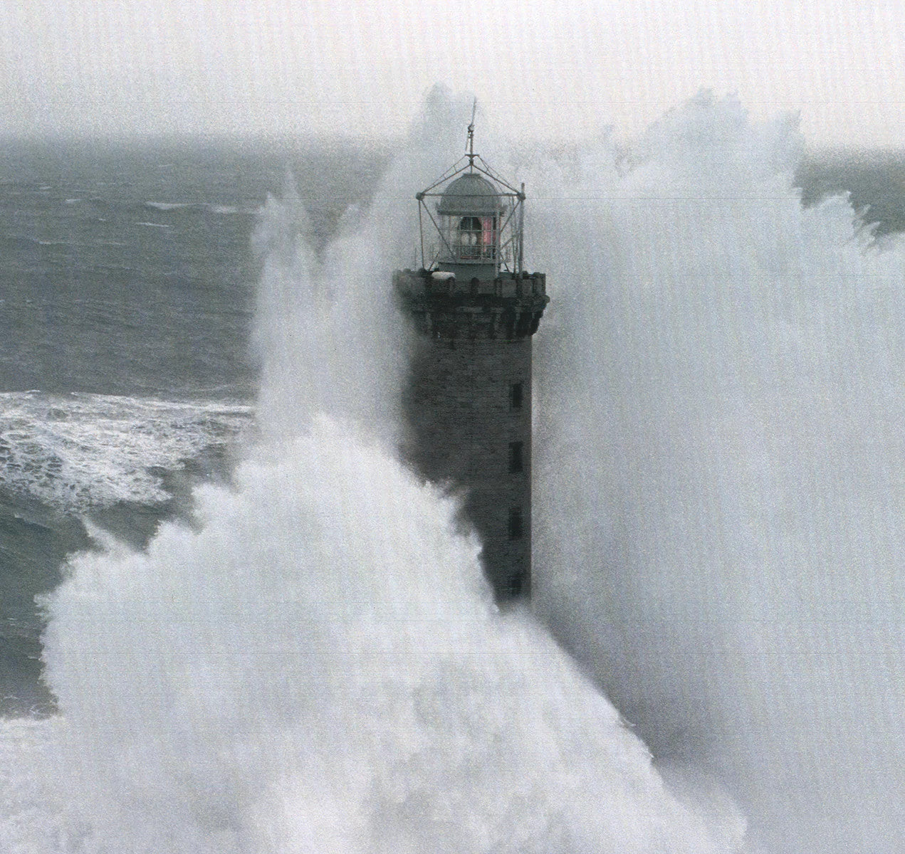 Jean Guichard Phares Dans La Tempete - Kereon " Offset Lithograph C