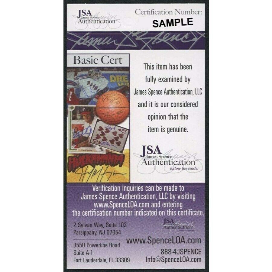 Maurice Richard Canadiens Signed Last Game At The Forum Program Jsa 135568