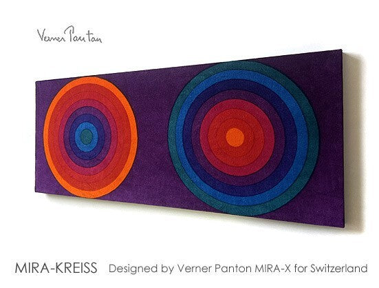 Vintage Verner Panton Mira Kreiss Velvet Cloth