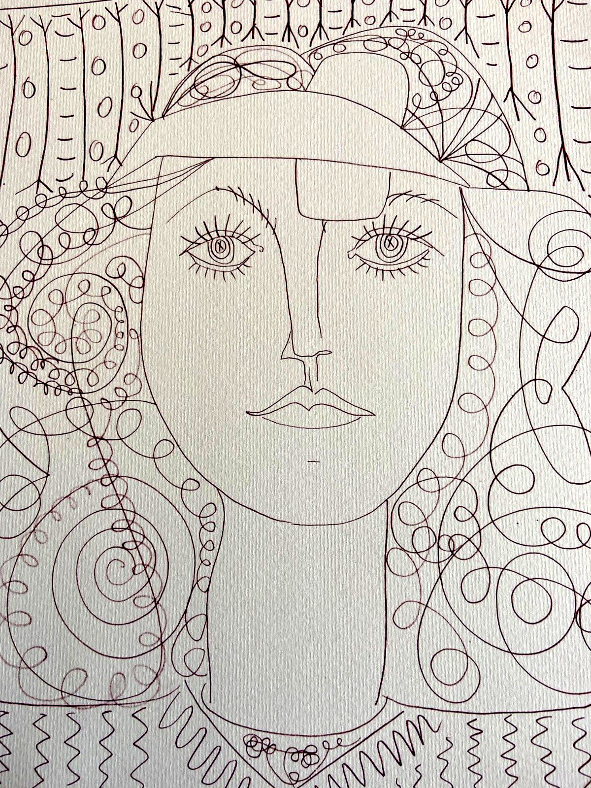 Pablo Picasso Lithograph Handmade Coa Signed In