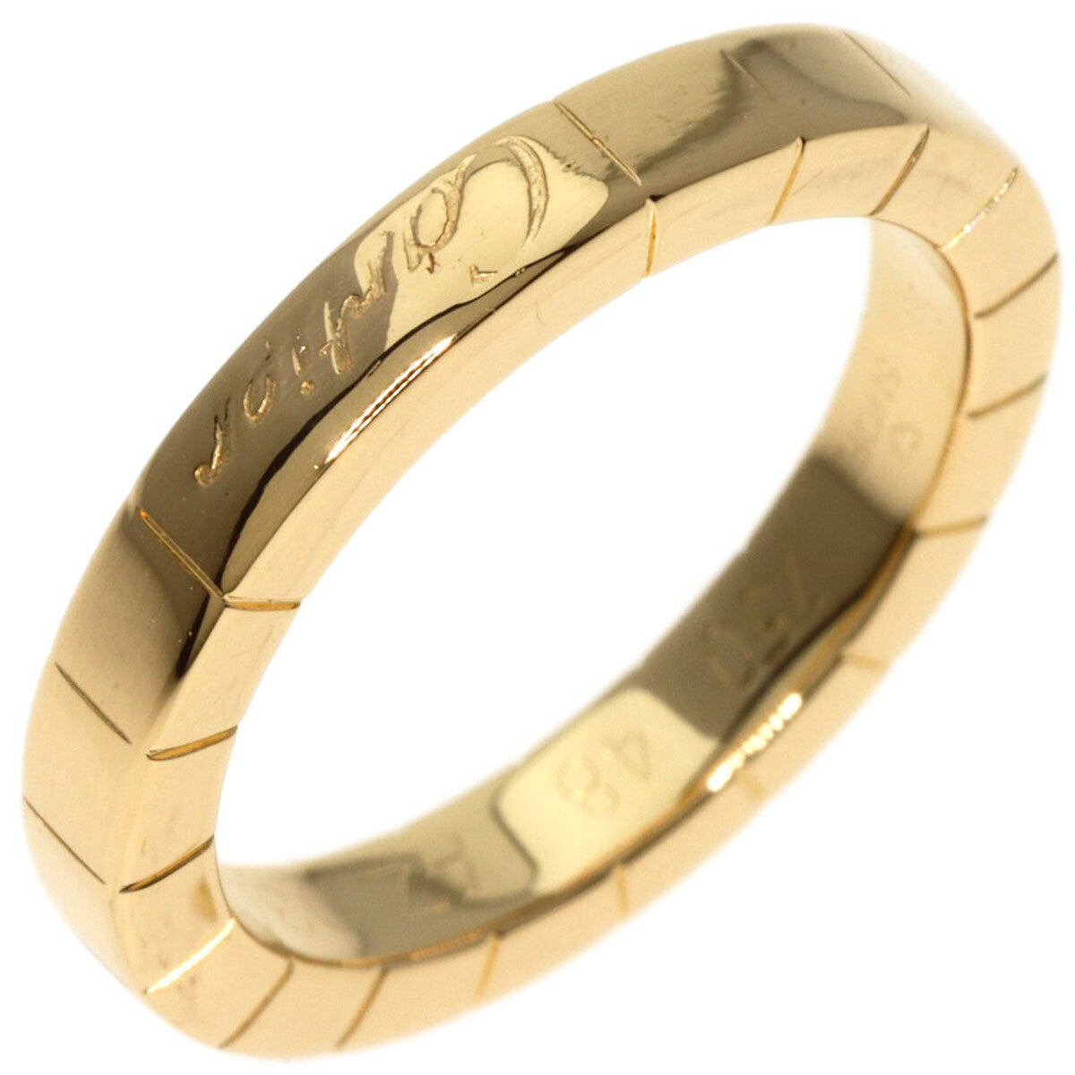 Cartier Ring Laniere # 48 K18 Yellow Gold