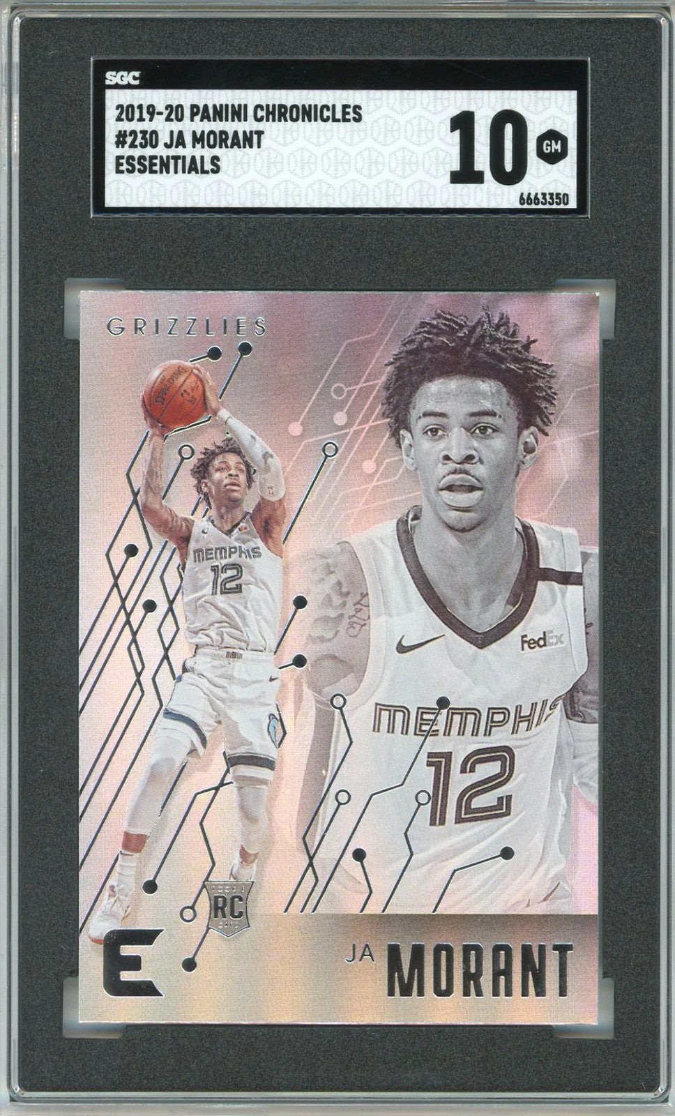 Ja Morant 2019-20 Panini Chronicles Essentials