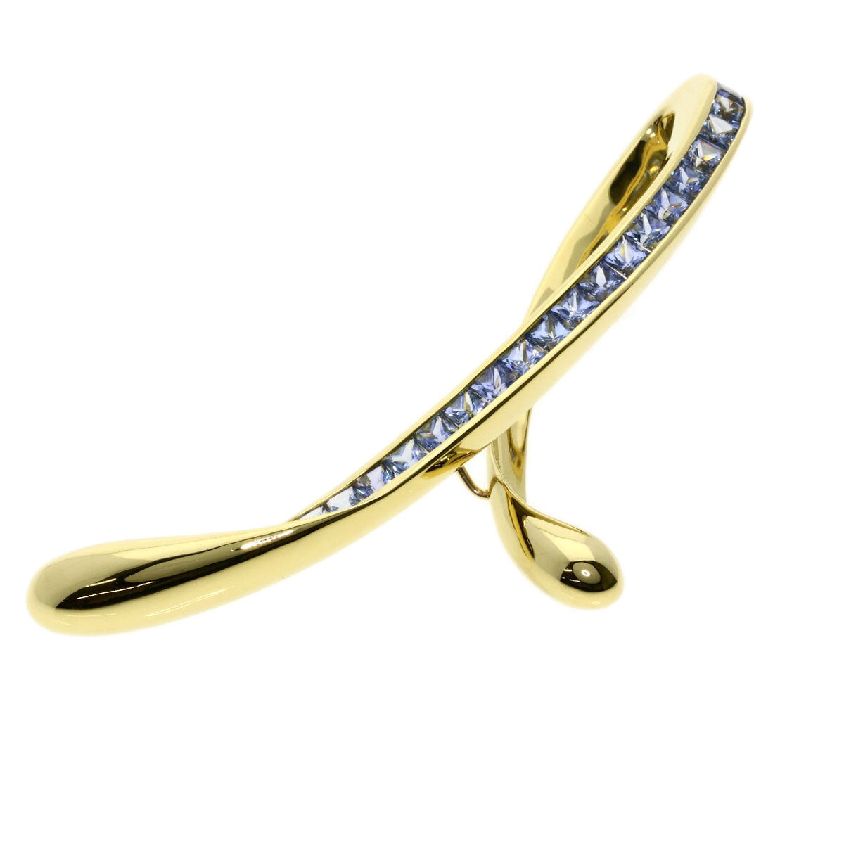 Jeunet Pendant Top Sapphire K18 Yellow Gold