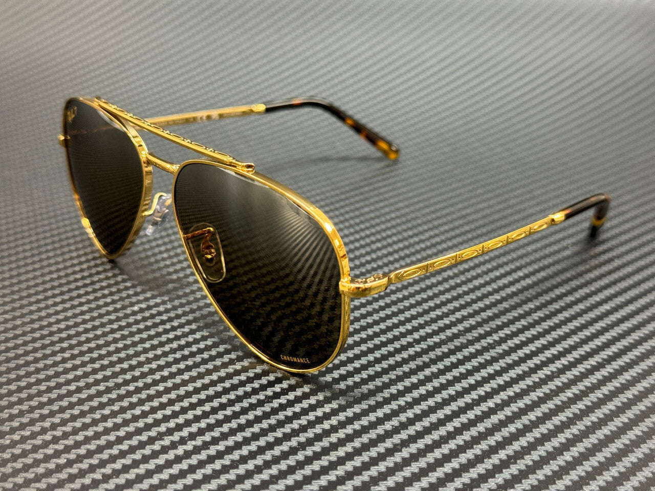 Ray Ban Rb3625 9196G5 Gold Polarized Unisex 62 Mm