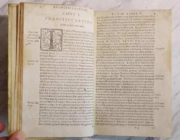1597 Torsellino De Vita Francisci Xaverii Jesuit Japan Mission St Francis Xavier