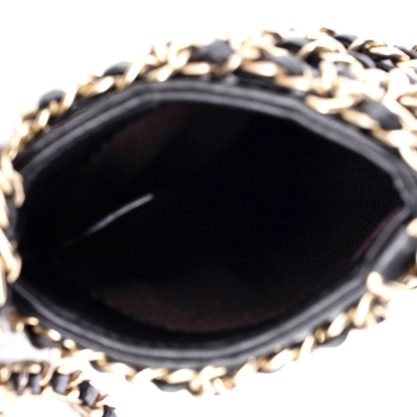 Chanel Tech Me Out Clutch With Chain Lambskin