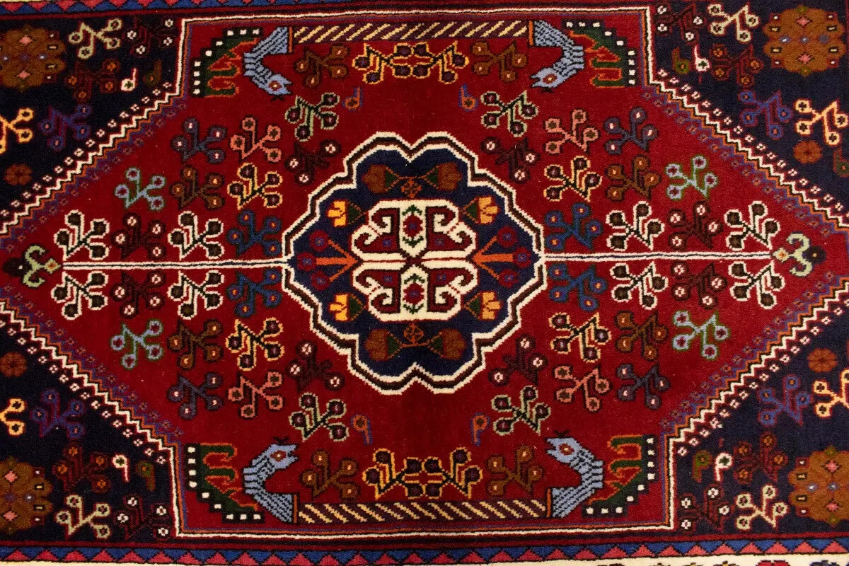 Handmade Wool Tribal Oriental Rug Equestrian
