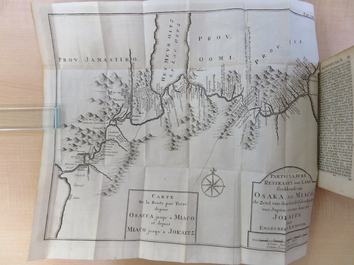 Histoire Naturelle De L'Empire Du Japon By Kaempfer, 1732 French Full Leather