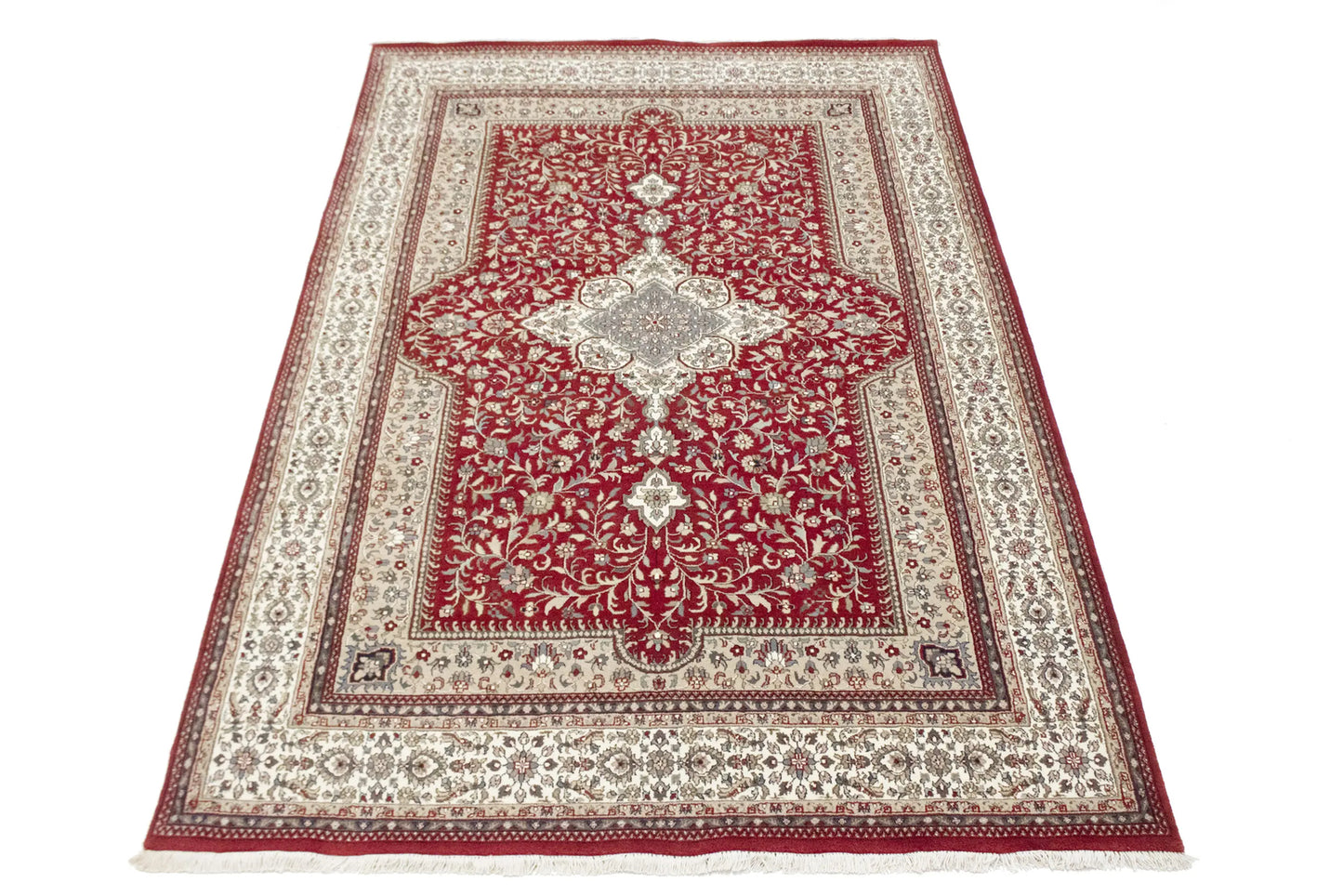 Extra Fine Handmade Wool Oriental Rug 6'5X9'9 Ft