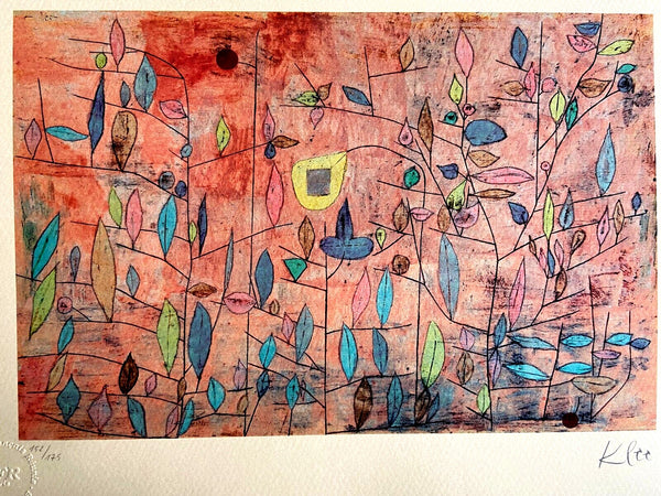 Paul Klee Lithograph Coa Numbered 175 Certified