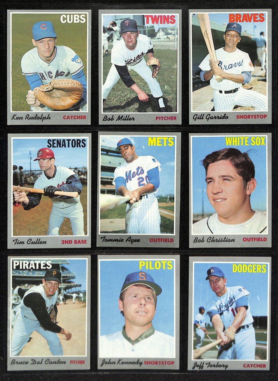 1970 Topps Baseball Card Complete Set (1-720)