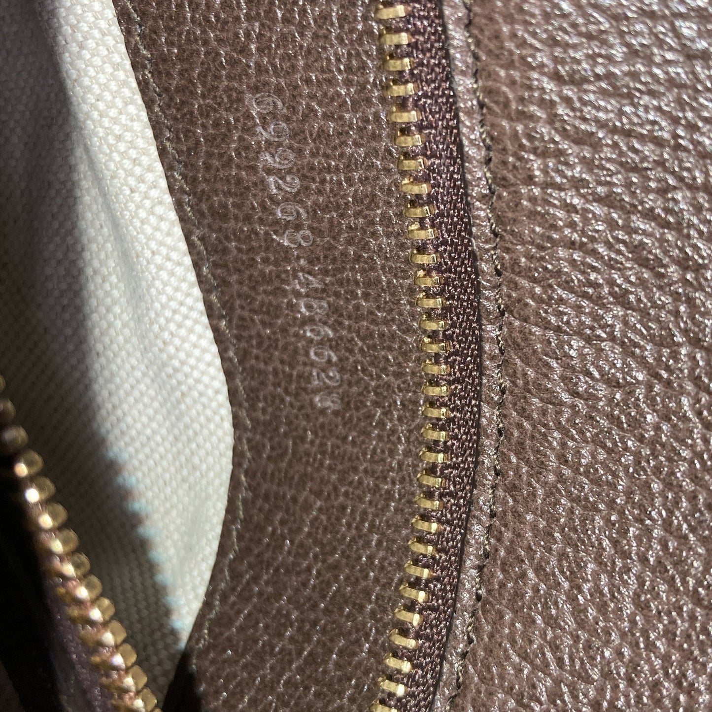 Gucci Blondie Nm Chain Flap Bag Gg Coated Canvas Small