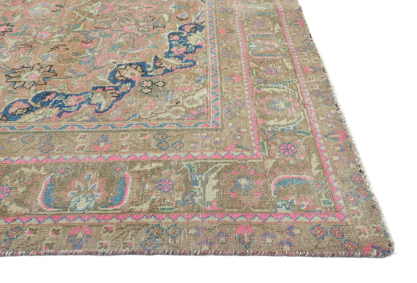 Handmade Semi Antique Muted Color 6X9 Ft