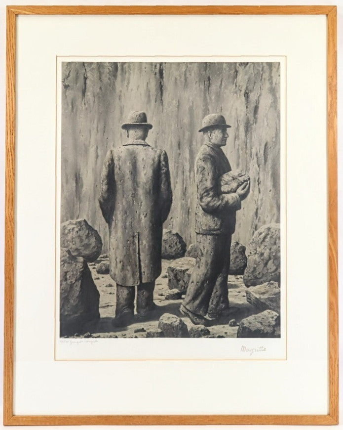 Ren Magritte Lithograph "Le Chant De La Violette" Hand Signed Georgette 1979