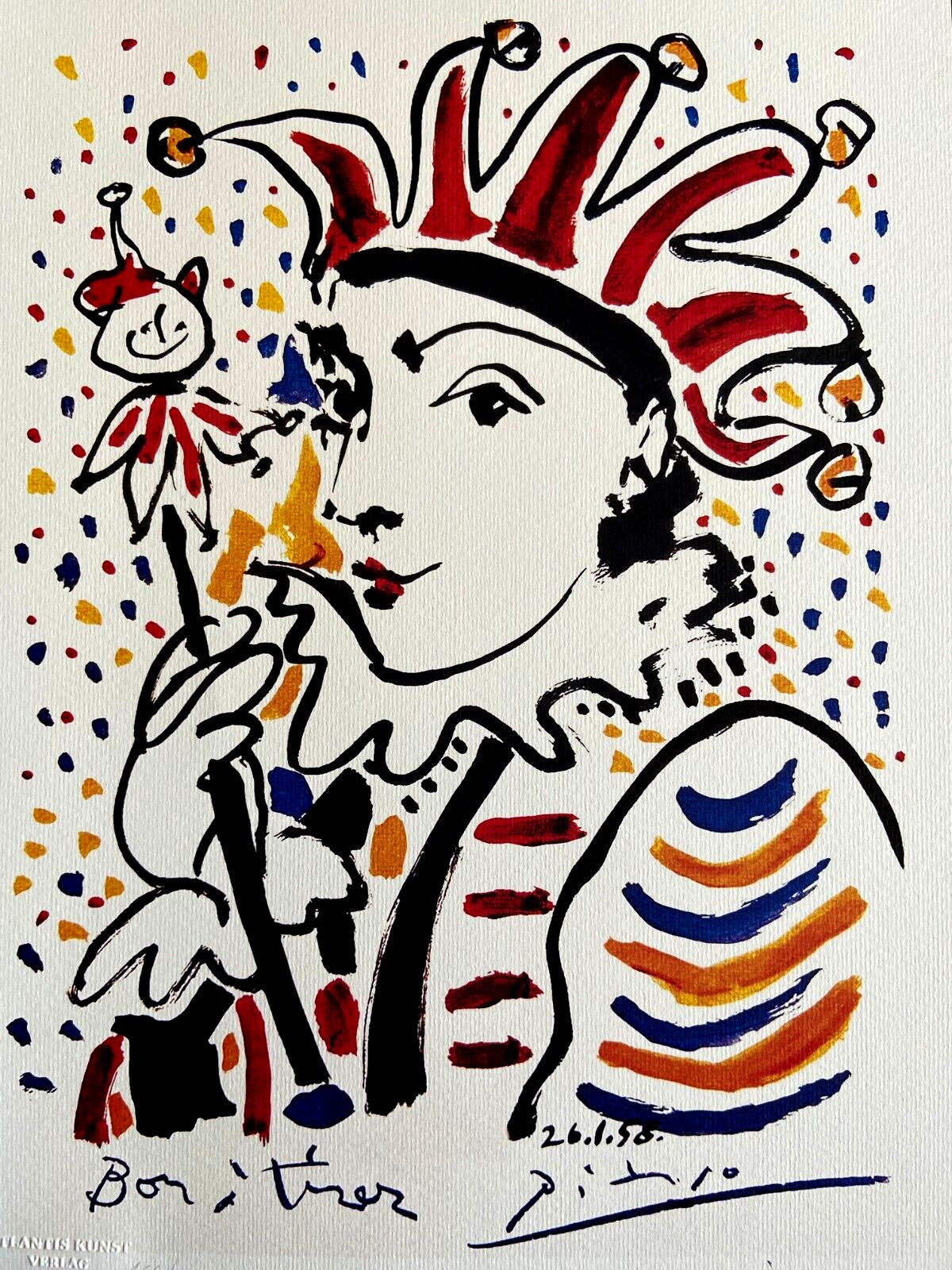Pablo Picasso Coa Signed In Pen Numbered In