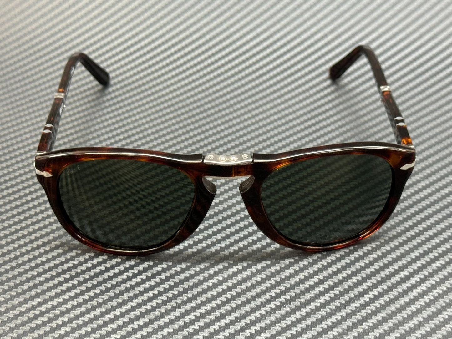 Persol Po0714 24 31 Havana Green Square Men'S