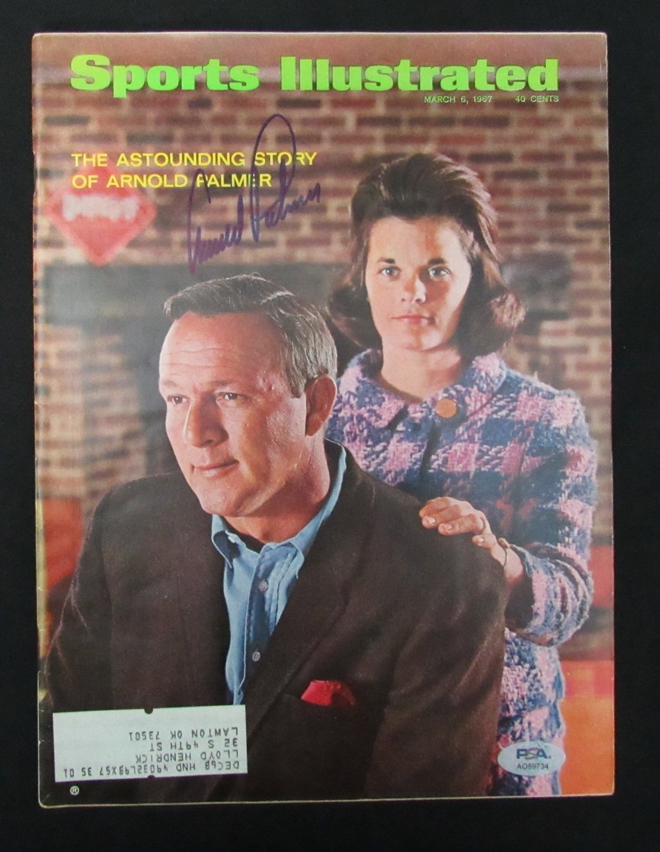 Arnold Palmer Signed March 6, 1967 Sports