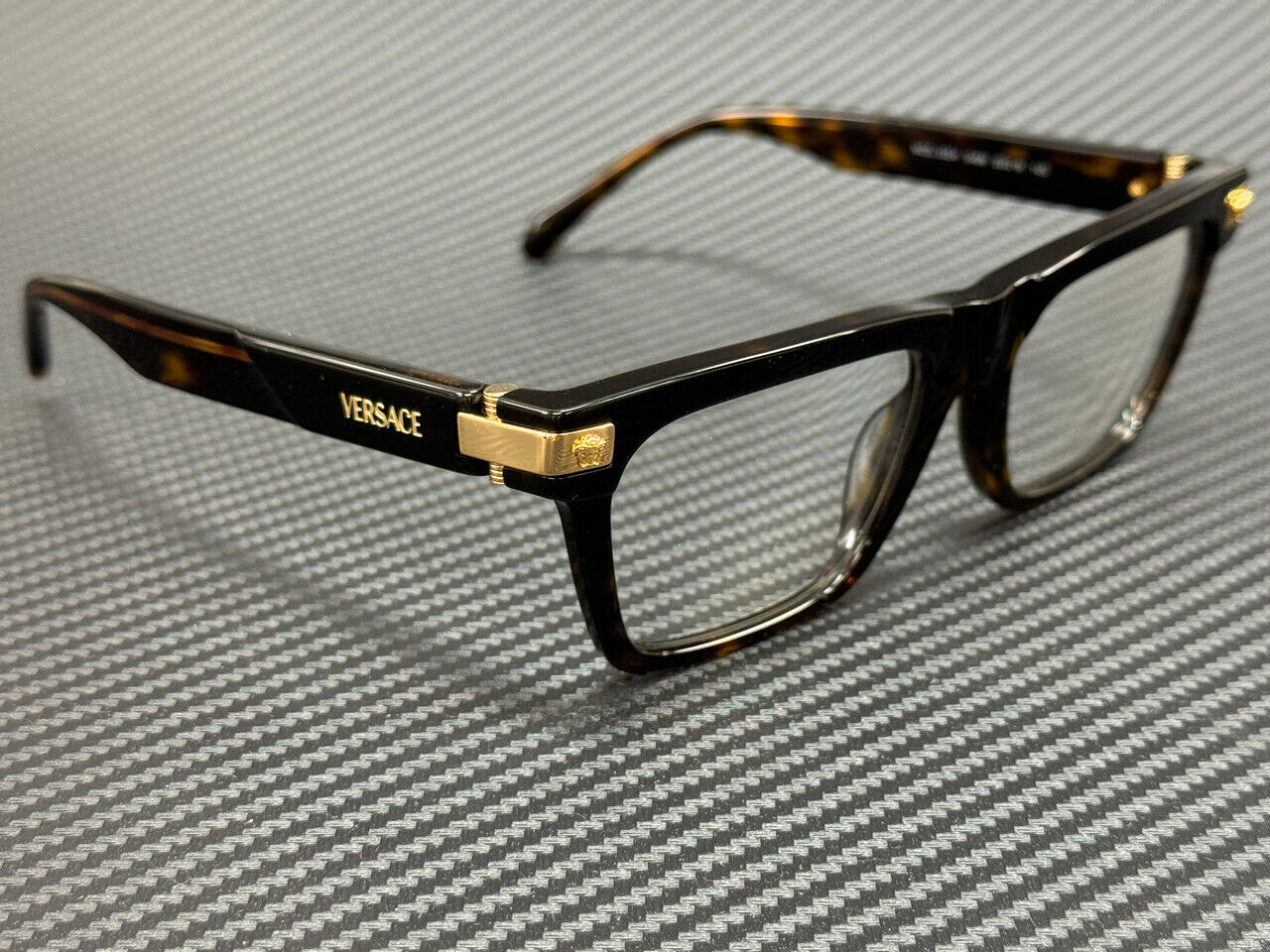 Versace Ve3354 5466 Brown Havana Men'S 55 Mm