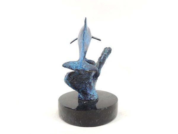 Christian Lassen Bronze Sculpture "Dolphin" Signed Limited Edition 1993