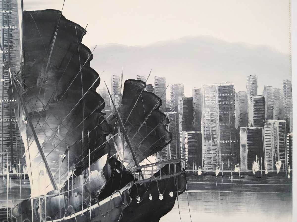 W Chan - Hong Kong Victoria Harbour Original