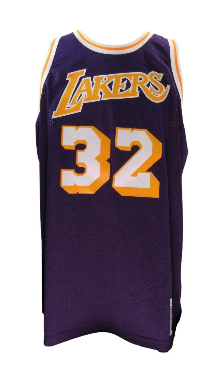 Magic Johnson Hof Autographed Mitchell & Ness