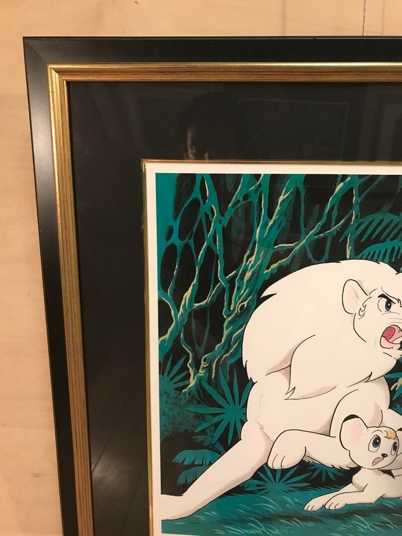 Osamu Tezuka Piezograph "Jungle Emperor Leo" Limited Edition Signed Coa Japan