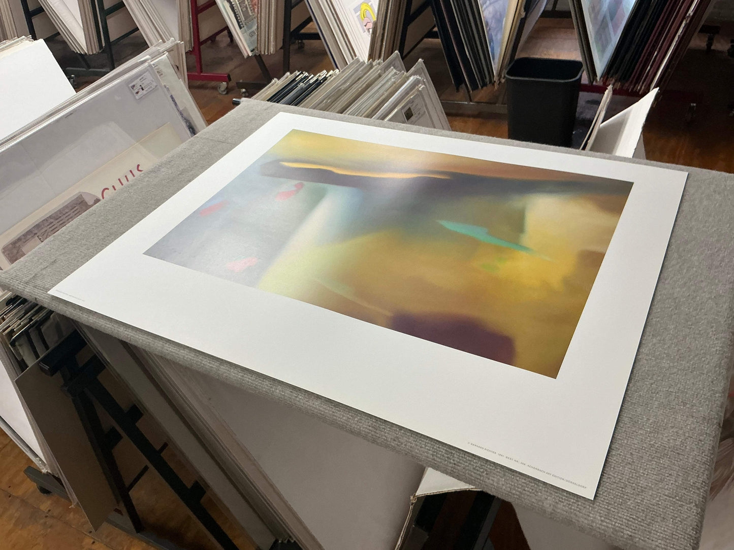 Gerhard Richter Abstrakte Bilder (No Text) " Poster Contempora