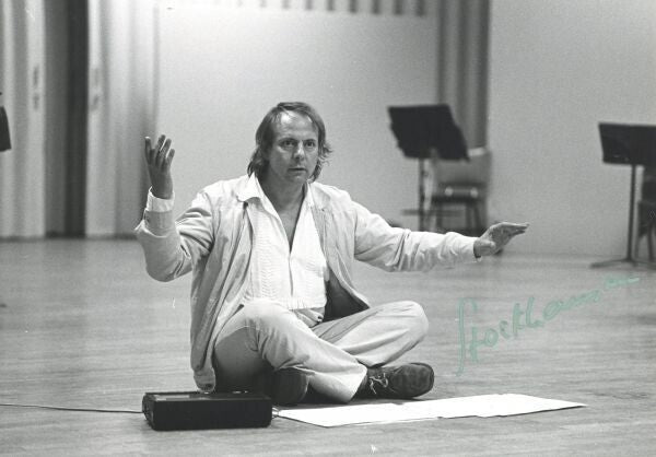 Karlheinz Stockhausen Photo Print Signed With