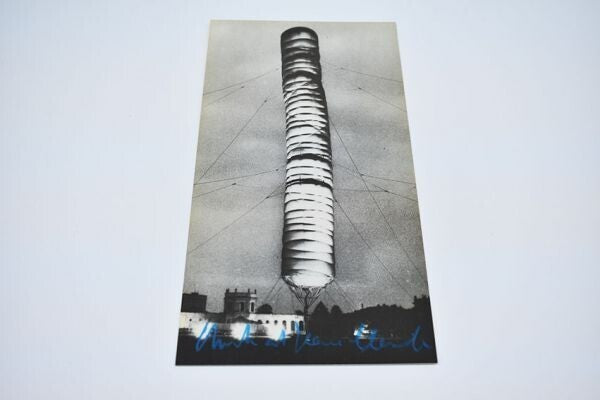 Christo Signed Postcard 23 X 12 Cm (9 X 4.7