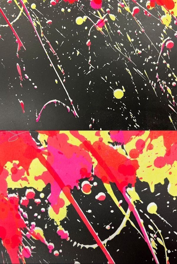 Walasse Ting Lithograph Fireworks 1974 Large Artwork Signed Print Club Issued