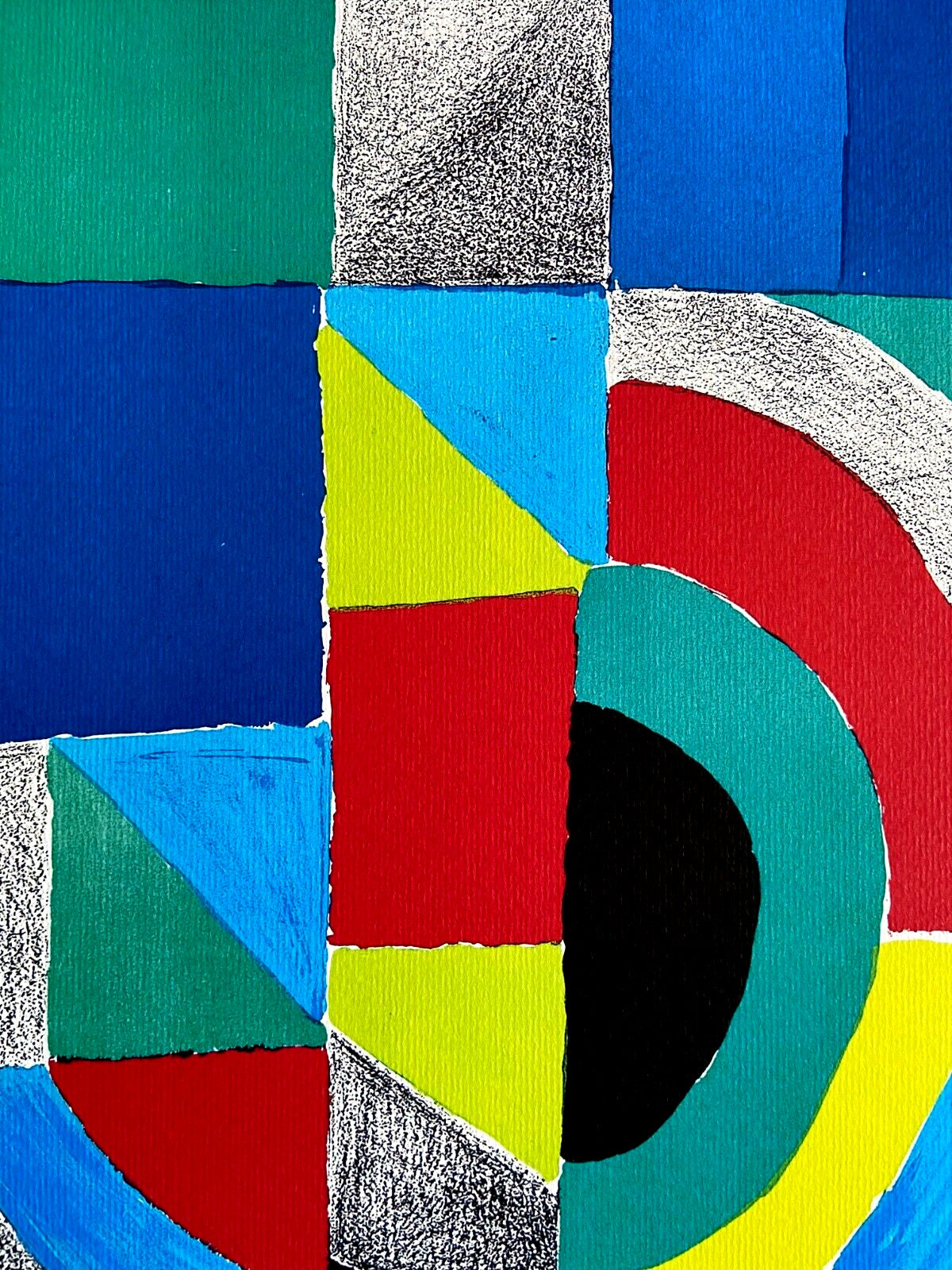 Sonia Delaunay Lithograph Coa Signed Op Numbered