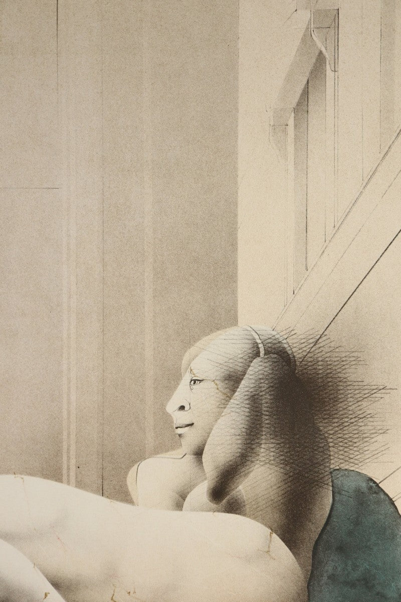 Paul Wunderlich 1975 Original Lithograph Hand