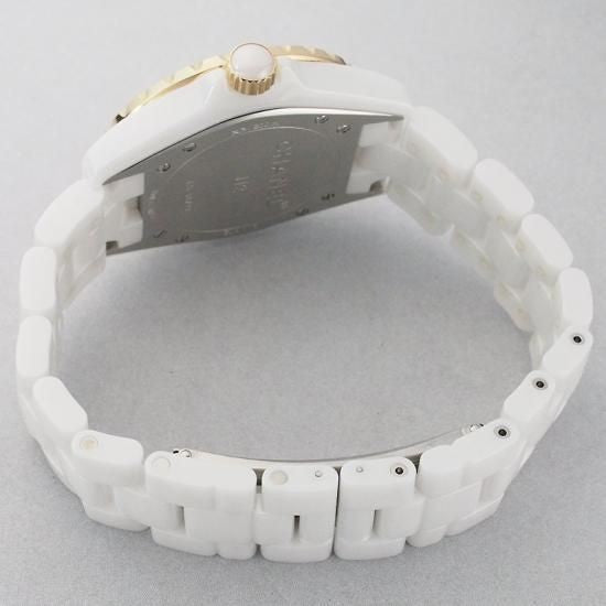 Chanel J12 38Mm Genuine 11P Diamond Index H2180 New Buckle Ceramic/Ss/Pg