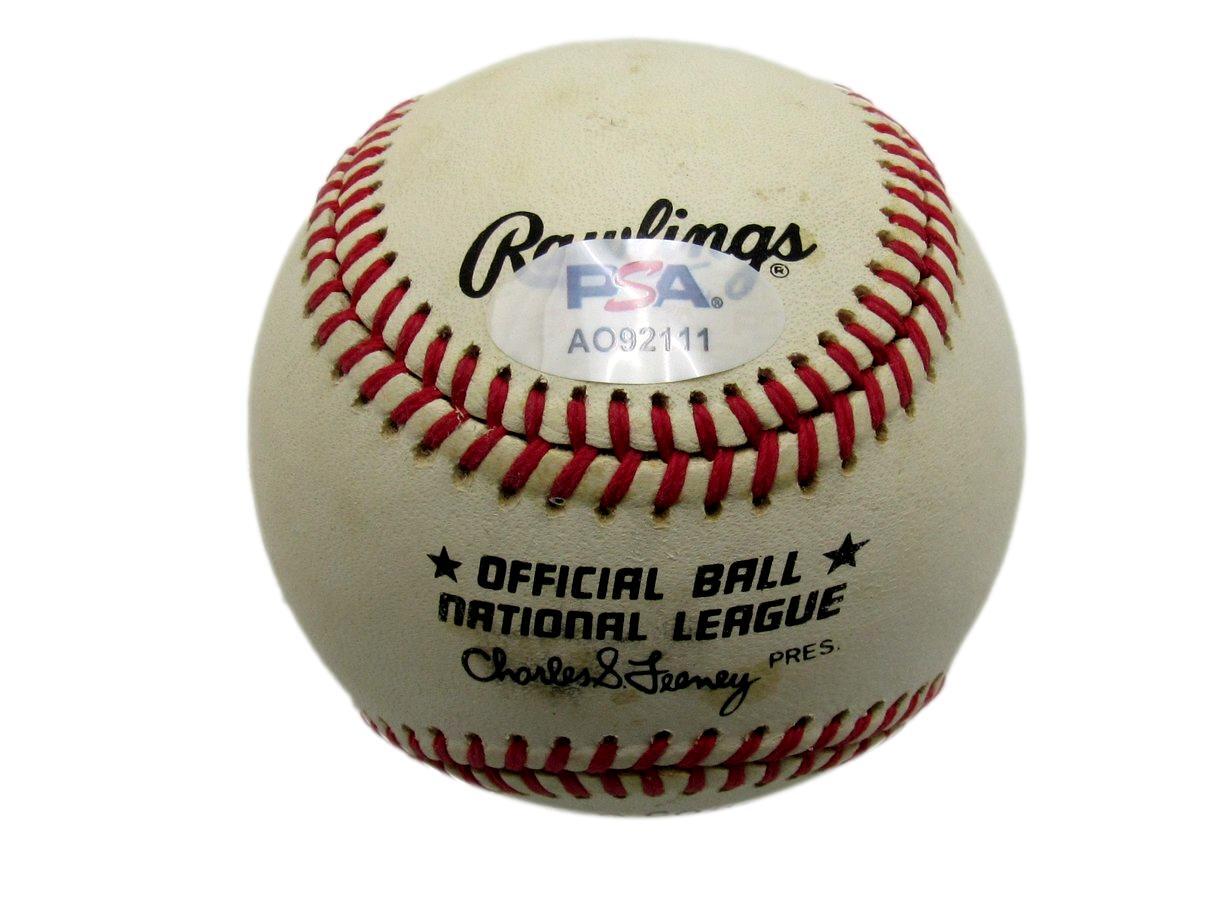 Harvey Haddix Signed/Auto Onl Baseball Pirates Perfect Game Psa/Dna 194390