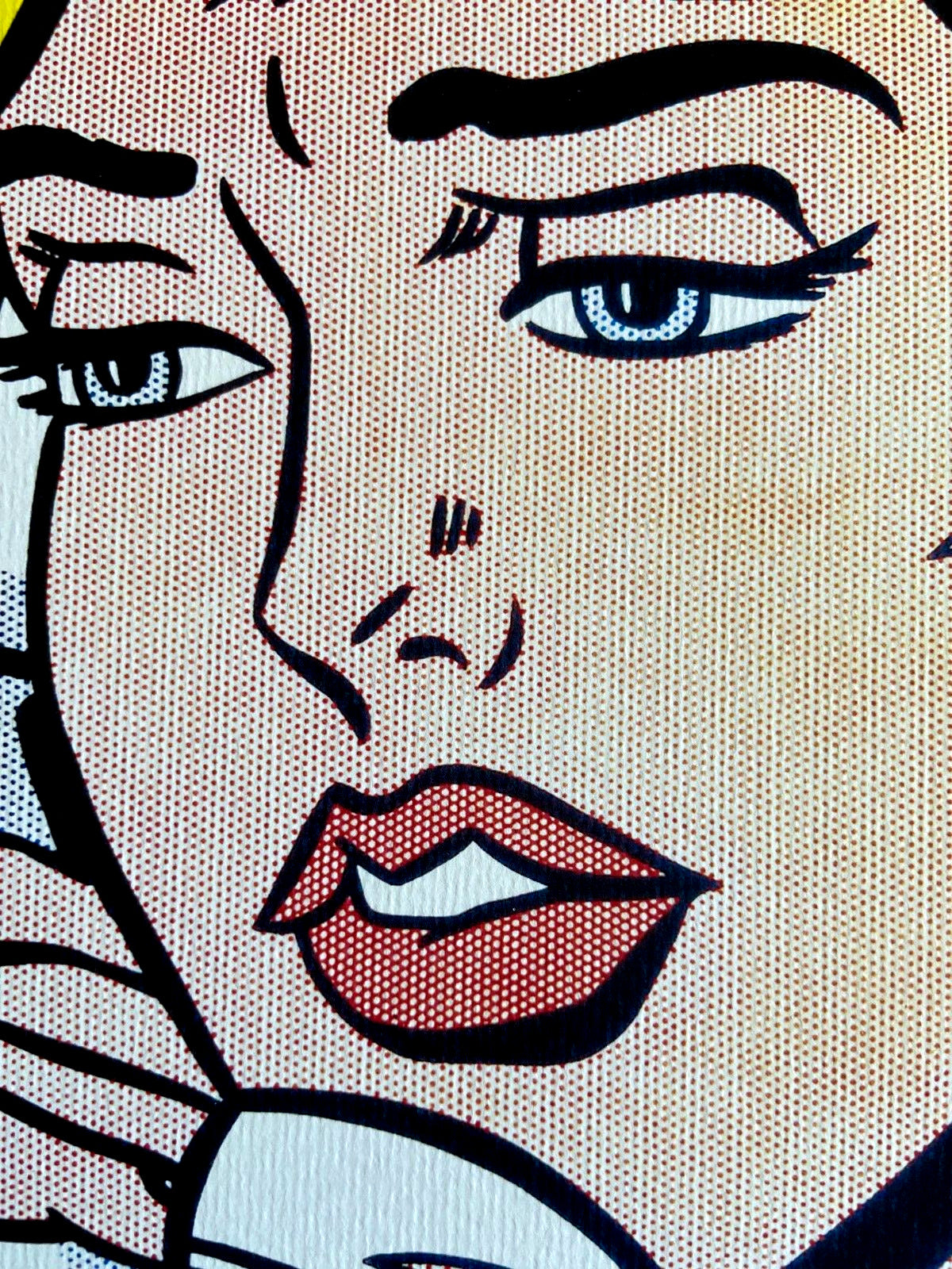 Roy Lichtenstein Lithograph Coa Original Signed