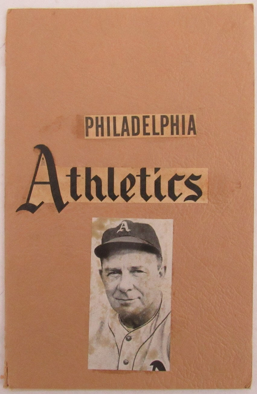 1951 Philadelphia A'S Athletics Scrapbook 21 Autographs Signed Photos 158194