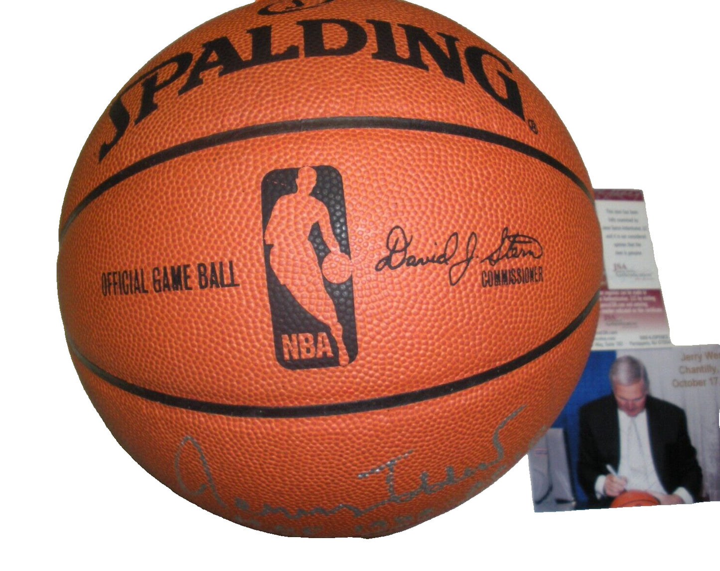 Jerry West Losangeles Lakers,Hof 1980 Jsa/Coa