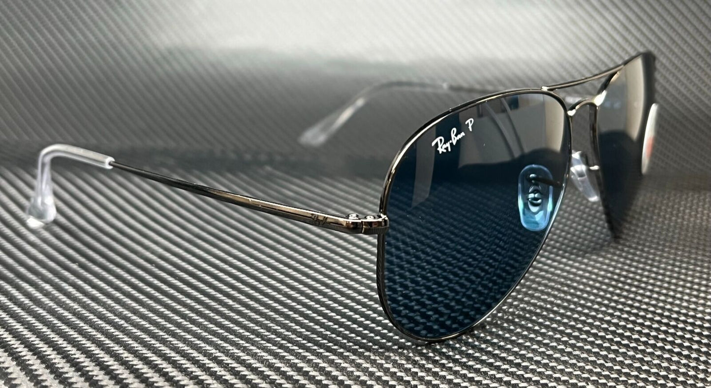 RAY BAN RB3689 004 S2 Gunmetal Aviator 62 mm