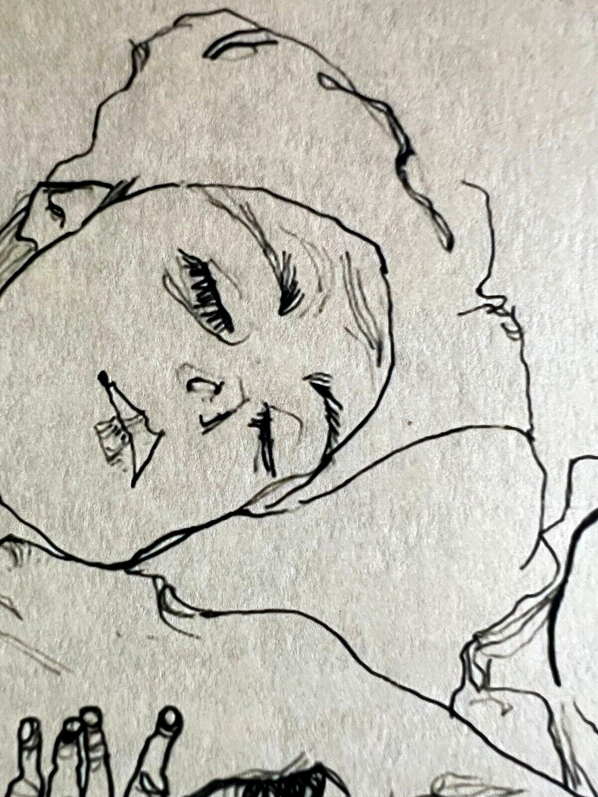 Egon Schiele Lithograph C