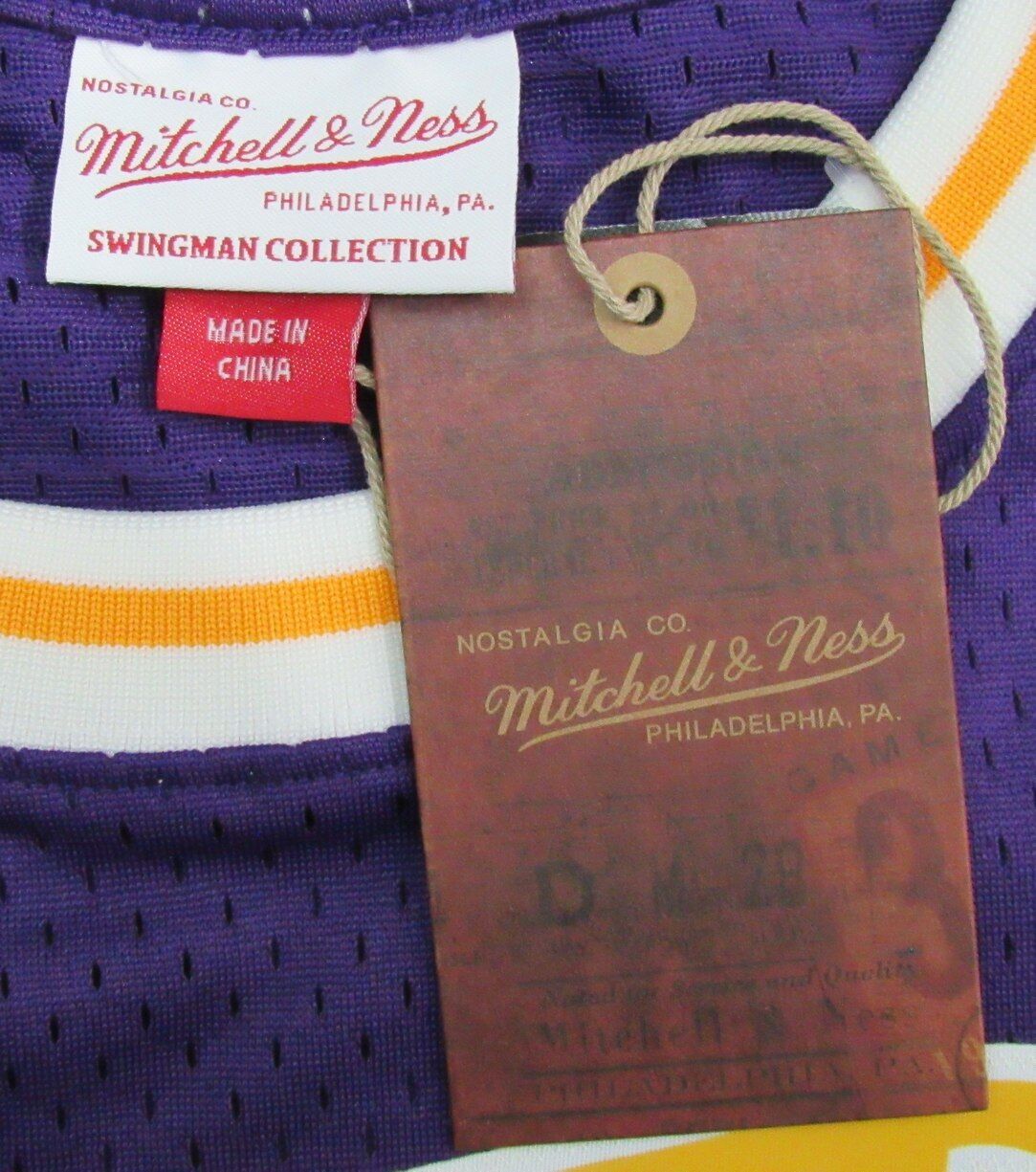 Magic Johnson Hof Autographed Mitchell & Ness
