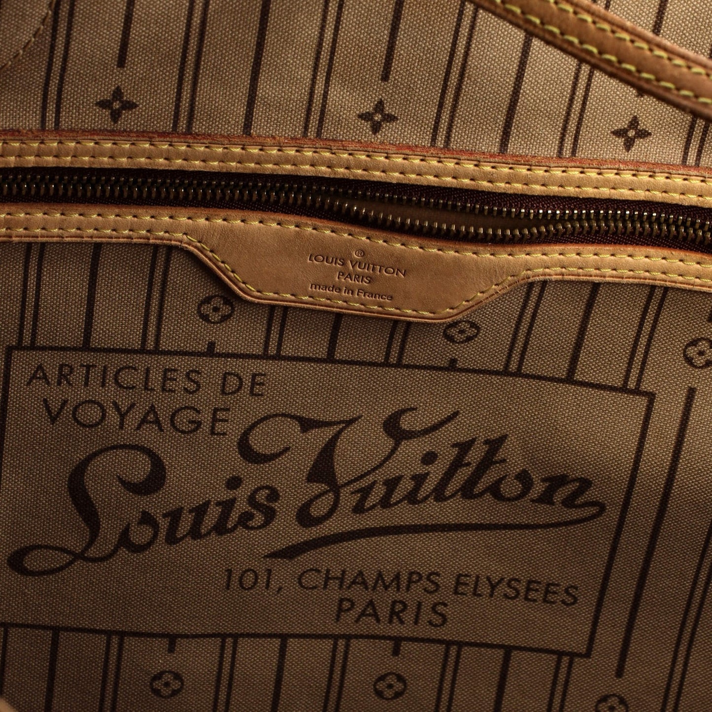 Louis Vuitton Neverfull Tote Monogram Canvas Gm